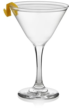 Libbey Martini Party Glasses, 7.5-ounce, Set of 12