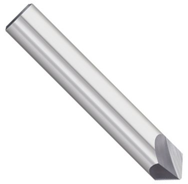 Kodiak Cutting Tools KCT252597 USA Made Solid Carbide Chamfer Mill, 90 Degree, 2 Flute, 1/8 Diameter, 1/8 Shank, 1-1/2 Overall Length