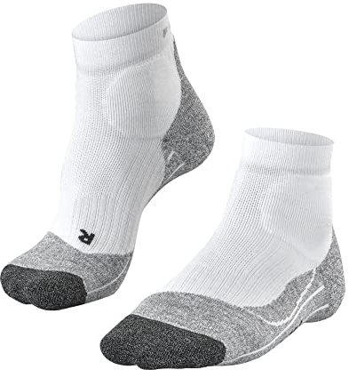 FALKE Men's TE2 Short M Sso Cotton Anti-Blister Tennis Socks 1 Pair, White-Mix 2020, 8-9