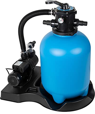 8,0m³/h Sandfilter ECO Ø 400 mit SPS-100-1 Pumpe bis 40m³ Becken