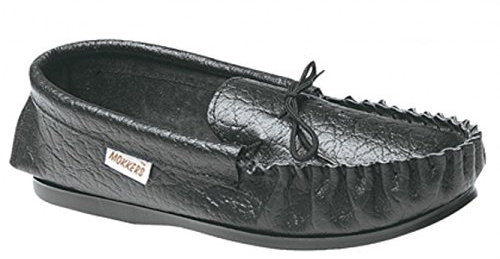 GORDON ' MOCCASIN SLIPPER - Black - size M9