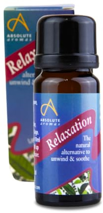 Absolute Aromas Essential Oil Blend 10ml - Pure Natural, Undiluted - for Aromatherapy and Diffusers (Relaxation)