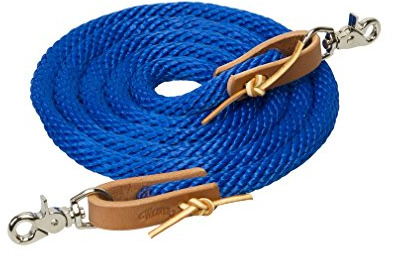 Weaver Leather 35-2026-S4 Rênes en Poly Corde, 1,6 cm x 2,4 m, Bleu