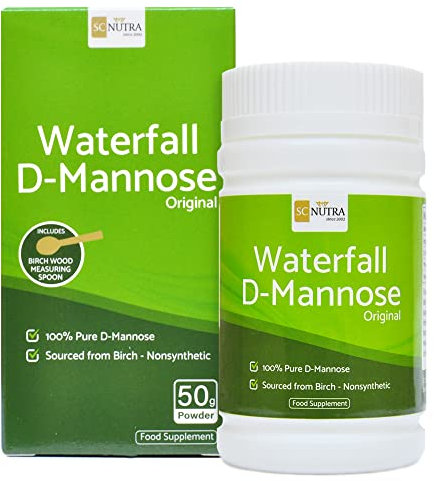 Waterfall D-Mannose Pulver - 50g - Reiner D-Mannose aus Birke - SC Nutra (Sweet Cures)