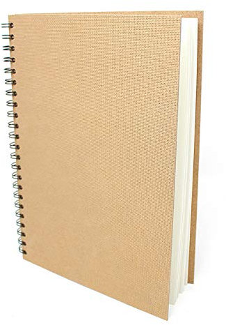 Artway Enviro - Spiralgebundenes A4-Skizzenbuch - Hochformat - 70 Seiten/35 Blätter aus 170 gsm Recycling-Papier - 100 % Recycelt Skizzenbuch, Weiß