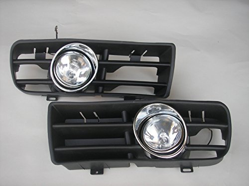 Flexzon - Juego de faros antiniebla delanteros con rejilla