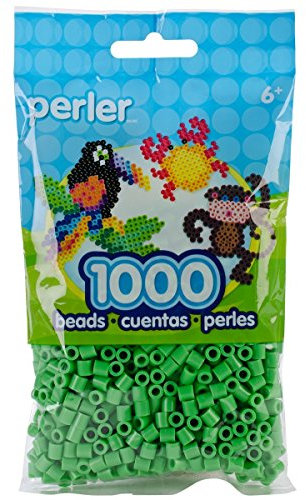 Bulk Buy: Perler Beads 1,000 Count Bright Green (6 Pack)