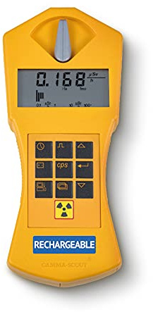 GAMMA-SCOUT Rechargeable | Contatore Geiger per la radioattività con batteria ricaricabile, uso come dosimetro personale, misuratore di radiazioni incl. interfaccia USB e software di analisi dati