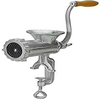 Reber N.5 8680N Tritacarne Manuale, Ghisa Stagnata, Grigio