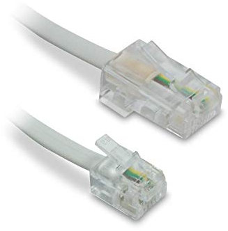 Metronic, Cavo RJ45/RJ11-10m, colore: Bianco