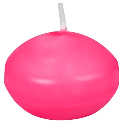 Zest Candle 24-Piece Floating Candles, 1.75-Inch, Hot Pink