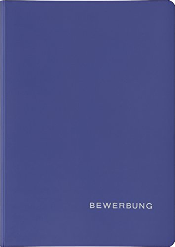 Brunnen - Set per candidature con 3 cartelle e buste, formato A4, blu scuro