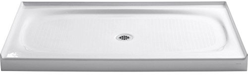 Kohler K-9055-0 Salient 60 x 36 Shower Base with Center Drain Finish: White
