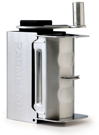 Moulin à parmesan rotatif en acier inoxydable