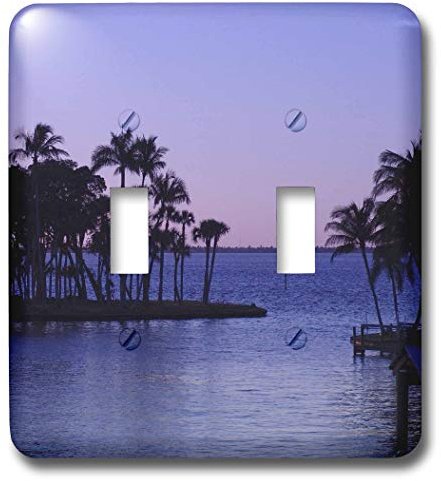 3dRose Florene Tropical Sunsets - Twilite Time double toggle switch