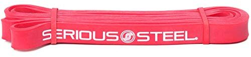 Serious Steel Fitness Red - #2 Monster Mini Pull-Up Assist & Resistance Band (Size: 13/16 X 4.5Mm Resistance: 10-50Lbs)