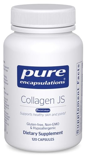 Pure Encapsulations Collagen JS - Skin & Joint Health* - 1,000 mg Hydrolyzed Biocell Collagen - Gluten Free & Non-GMO - 120 Capsules