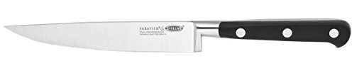 Stellar Classic 12cm / 5 Serrated Steak Knife, Stainless Steel Serrated Sharp Blade, Full Tang Riveted Handle, Dishwasher Safe