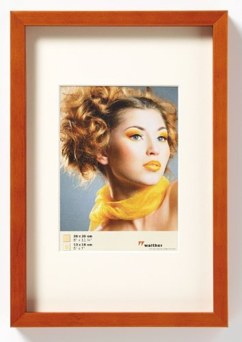 Walther BD330N Fashion 3D Holzrahmen, 30 x 30 cm, nussbaum