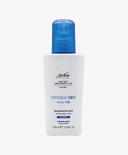 Bionike Defence - Deo Active 72H, Deodorante Antitraspirante Spray, Dona una Pelle Lenita e Fresca a Lunga Durata, 100 ml