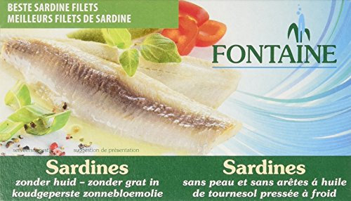 Fontaine Sardines sans Peau et sans Arêtes 120 g