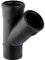 Geberit 390.535.14.1 Silent-PP Abzweig mit Muffen, DN 110-110-45°