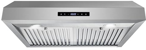 30 in. Haven Coll 380 CFM Ducted Under Cabinet Range Hood, LED, Stainless