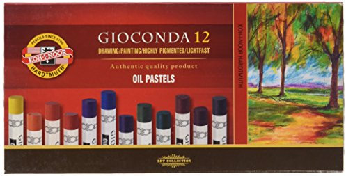 12erGIOCONDA Ölpastelle/Ölpastellkreiden/Zeichenkreiden