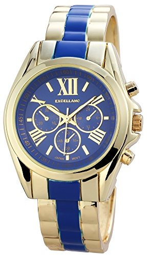 Excellanc Damen-Armbanduhr Analog Quarz Verschiedene Materialien 150903000010
