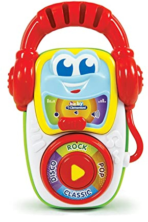 Clementoni Baby 14982 - Deejay Press & Play - Gioco elettronico parlante, Bambino 10 Mesi+, batterie Incluse (Versione in Italiano)