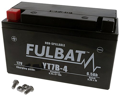 Fulbat - Motorcycle battery YT7B-4 12V 6Ah - Battery