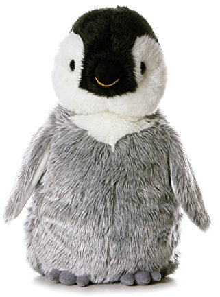 Aurora, 13232, Flopsies Penny Pinguin, 30cm, Plüschtier, Mehrfarbig, Grau, Schwarz/Weiß, M
