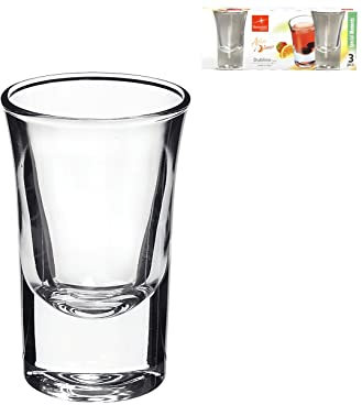 Bormioli Rocco Pack 3 Vasos de chupito Dublino 3,4 Cl