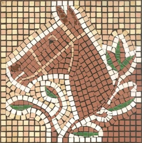 DIY Mosaic Art Kit 5.9'' Square, 15x15cm, Horse