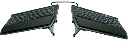 KINESIS Freestyle2 USB-A Ergonomic Keyboard w/ VIP3 Lifters for PC (9 Separation) (KB820PB-US)