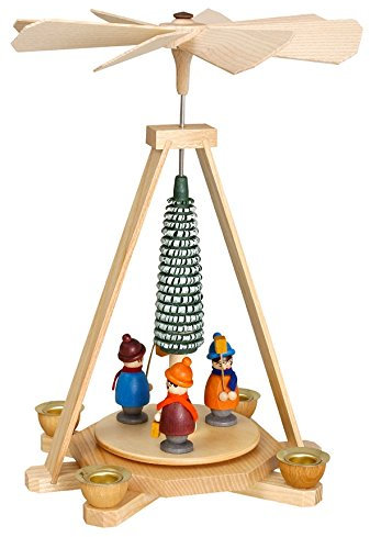Rudolphs Schatzkiste Pyramide des Montagnes de minerai de Pyramide de Table de Pyramide de Noël des Enfants 23cm de Lanterne Nouvelles