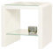 Phoenix Beistelltisch Holz Weiß, BxHxT in cm: 42,7x42,7x35