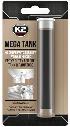K2 MEGA TANK - Composto epossidico industriale per la riparazione di serbatoi di carburante, radiatori e altri componenti