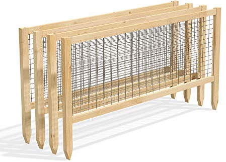 Greenes Fence CritterGuard Cedar Garden Fence (Pack of 4), 23.5