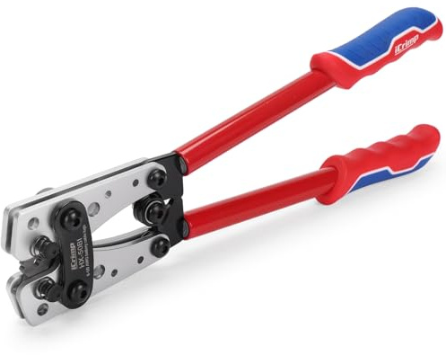 iCrimp Cable Lug Crimping Tool for Heavy Duty Wire Lugs, Battery Terminal, Copper Lugs AWG 8-1/0