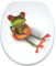 Sanilo WC Sitz ohne Absenkautomatik, hochwertiger Toilettendeckel, einfache Montage, stabile Scharniere, Froggy