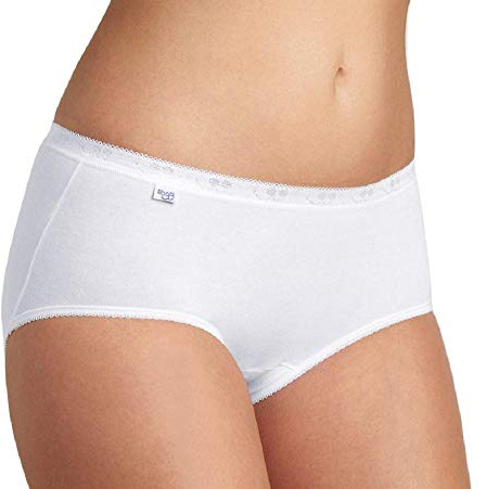 Sloggi Women's Basic+ Slip Midi Briefs - White (White 1) 8 UK (36 EU)