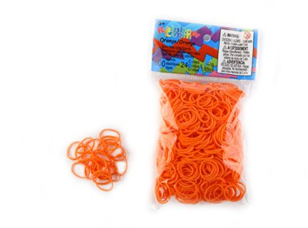 Elastiques Rainbow Loom Orange