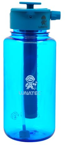Lunatec® 1000ml Mist, Shower & Hydration Spray Water Bottle. 3-in-1 Cooling, Cleaning & Drinking With Mister, Stream & Shower Patterns.