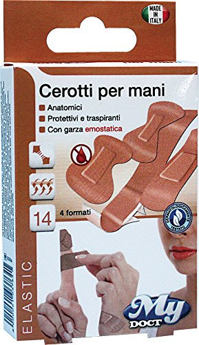My Doct Cerotti per Articolazioni Mani e Dita, in 4 Misure Asssortite, 14 Pezzi