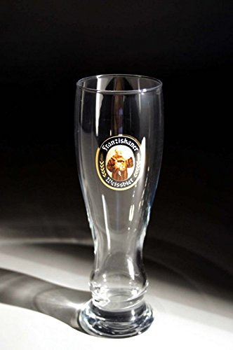 Franziskaner Weissbier (Wheat Beer) HALF Pint Beer Glasses 10OZ/300ml (Set of 2)
