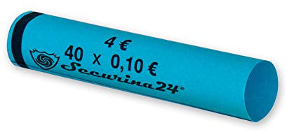 Münzhülsen 300 Stück 1 Cent bis 2 Euro oder gemischt - Securina24® (10 Cent - 300 Stück)