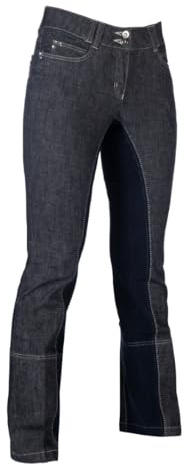HKM Jodhpur-Miss 6169 Alos - Pantaloni da Adulto, Taglia 42, Colore: Blu Jeans/Blu Scuro
