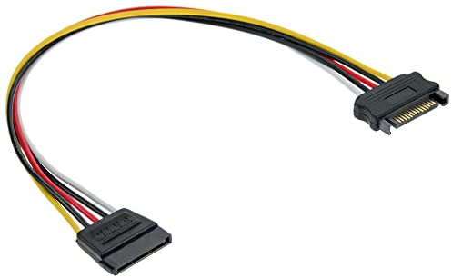 InLine 13011 Cavo con Alimentazione Interna da SATA, Nero