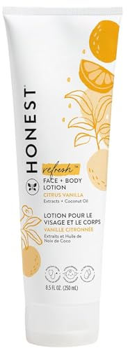 Honest Everyday Gentle Face Plus Body Lotion - Sweet Orange Vanilla for Women 8.5 Body Lotion